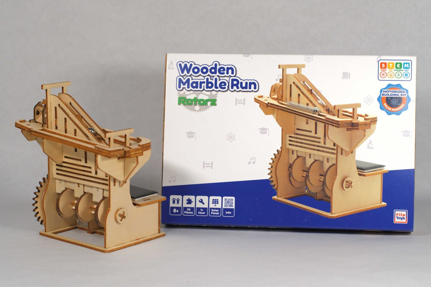 Wooden Marble Run | Rotorz - Flip Toys