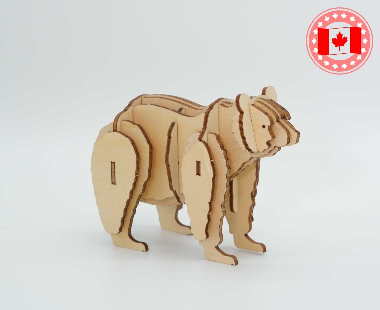 3D Black Bear - Flip Toys