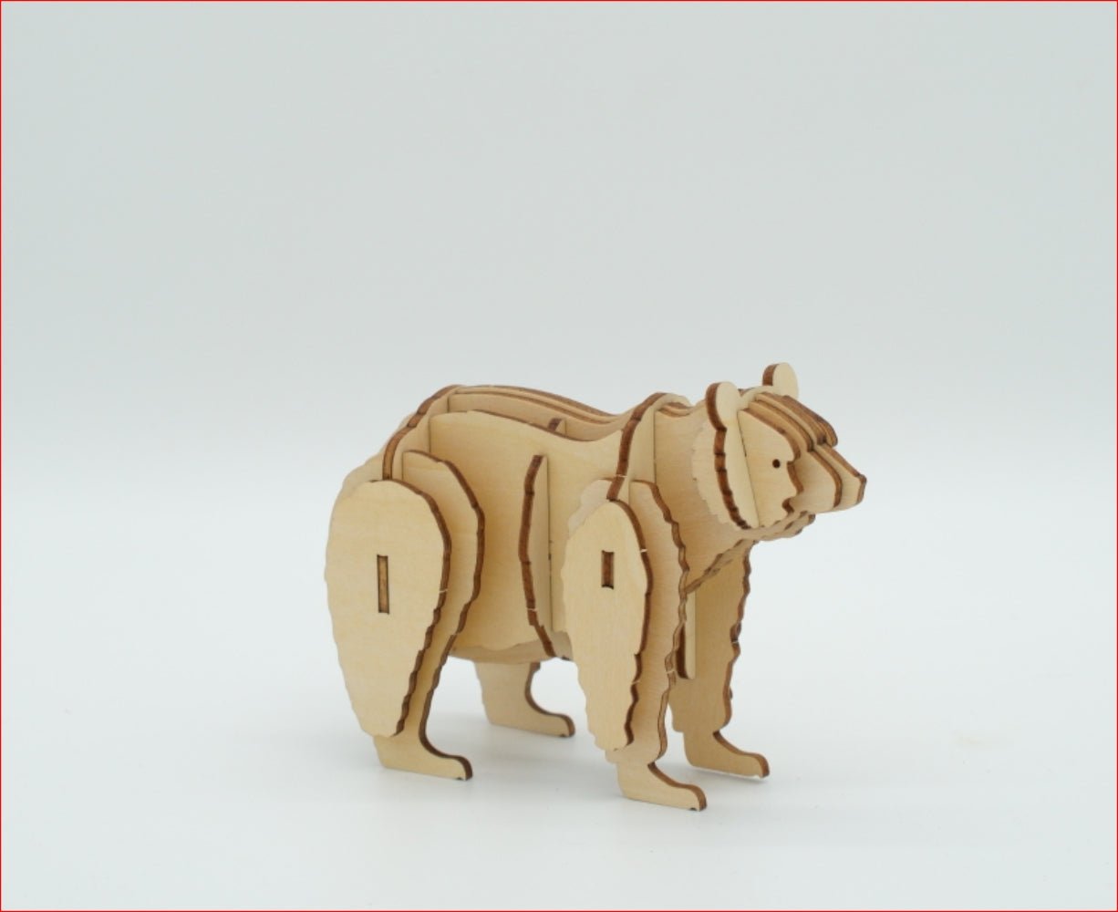 3D Black Bear - Flip Toys