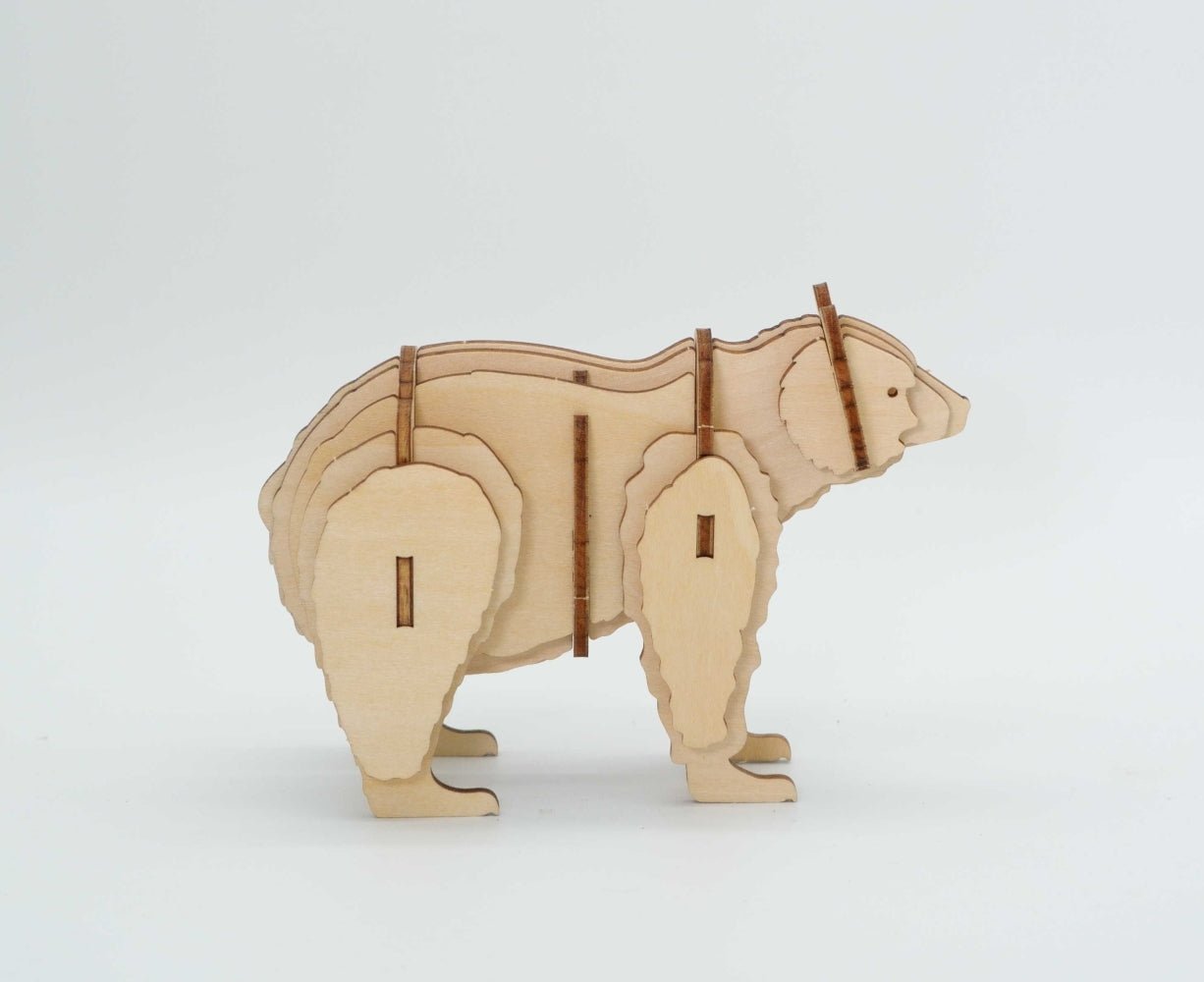 3D Black Bear - Flip Toys