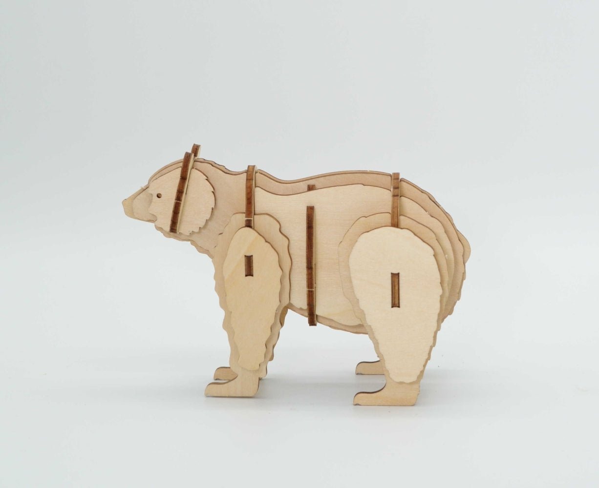 3D Black Bear - Flip Toys