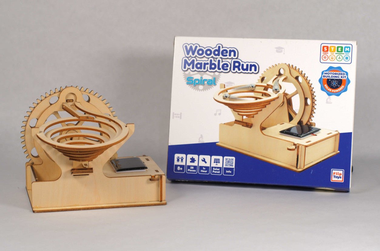 Wooden Marble Run | Spiral - Flip Toys