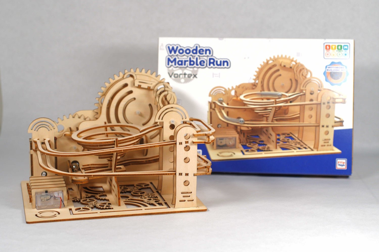 Wooden Marble Run | Vortex - Flip Toys